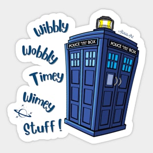 Wibbly wobbly, Timey Wimey Stuff 2 Sticker
